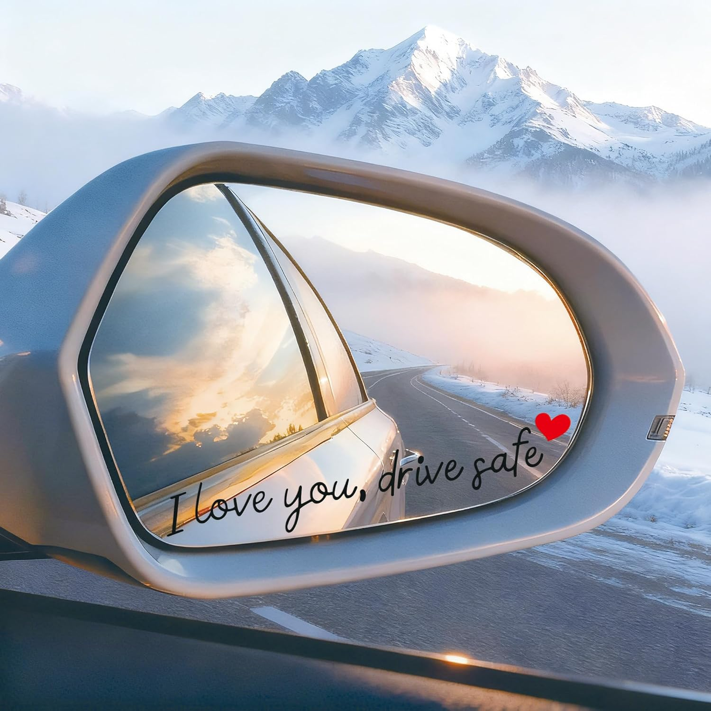 I Love You Drive Safe Car Sticker (4 Pack)